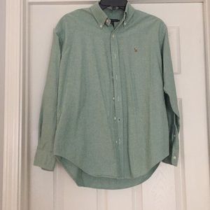 Light green button down/oxford shirt